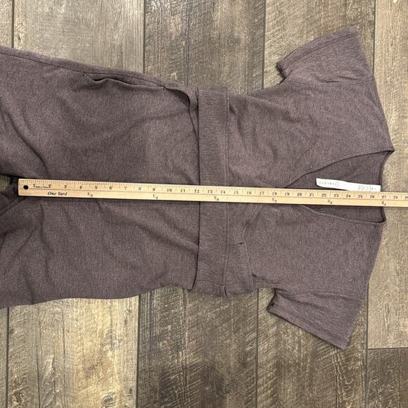 Lululemon Its a Tie Heathered Purple Jumpsuit Size 2 - Picture 6 of 10